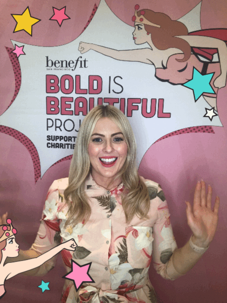 Benefit Gif booth in store